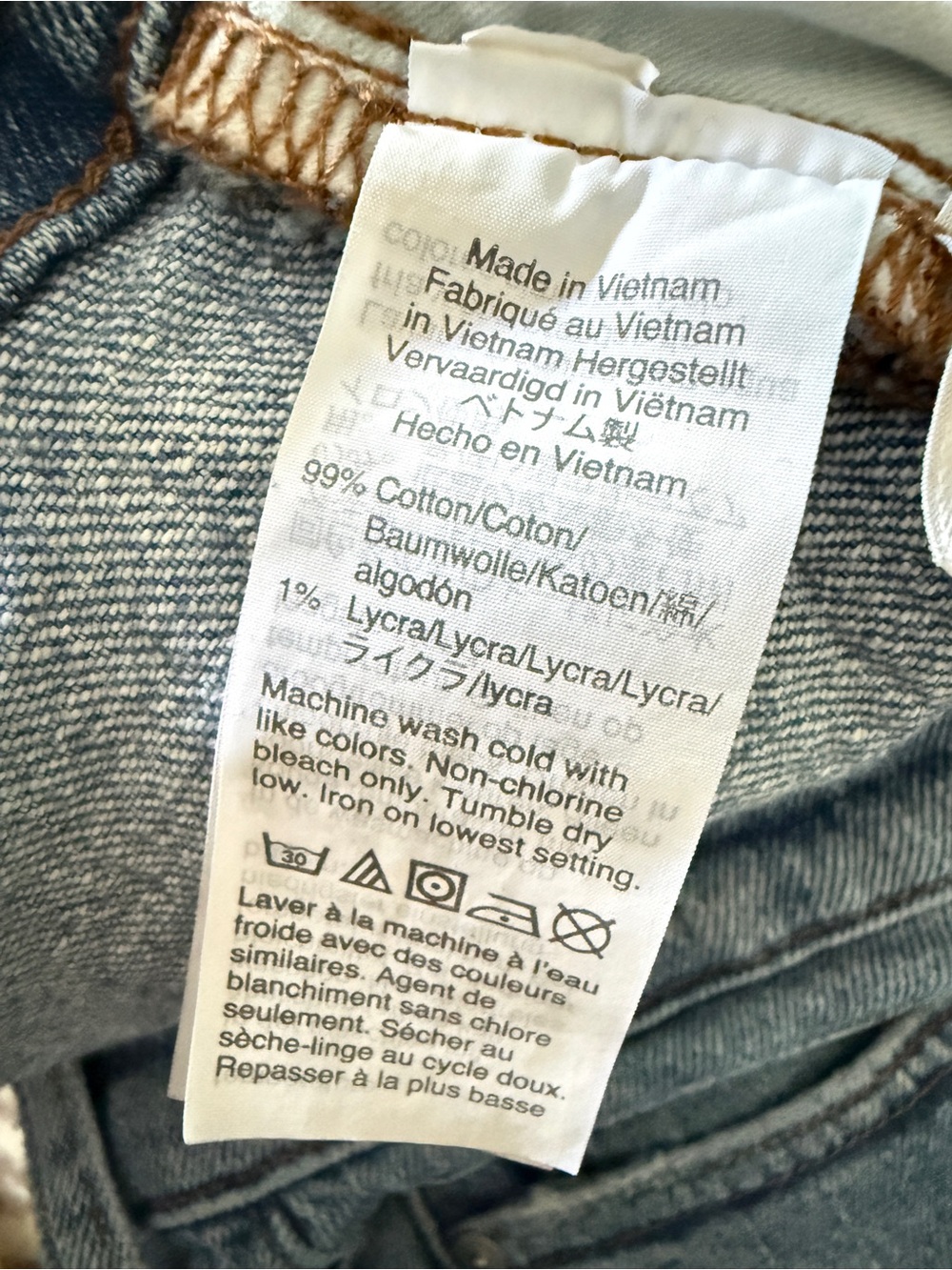 Madewell Perfect Vintage Jean Light Blue Women's Straight Leg size 28 petite - Picture 4 of 4